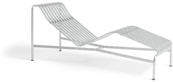 HAY Palissade Chaise Longue Varmförzinkat stål